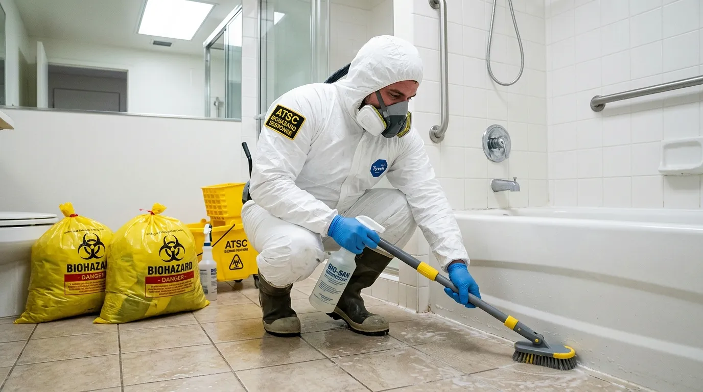 Decontamination equipment deployed for Blood Cleanup in California